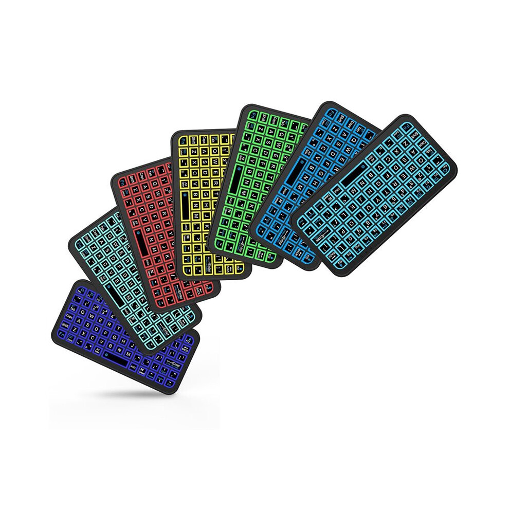 5.2 Keyboard Rgb Backlit Ultra-Thin Wireless Silent Keyboard For Windows Android Ios Tablet Phone Laptop 4712334362032