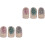 6 Pcs Portable Scrub Bath Sponge Double Sided Shower Mitt 3