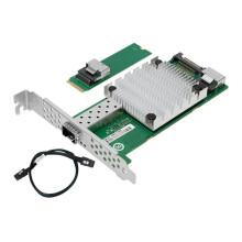 10 Gigabit M.2 to RJ45 Network Card, 82599 Controller,Single-Port RJ45 10 Gigabit Ethernet Expansion Card for Windows