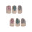 6 Pcs Portable Scrub Bath Sponge Double Sided Shower Mitt 7