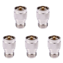 5X UHF Maennlich PL259 Auf N-Buchse M/ F Hetero Koax -Adapter