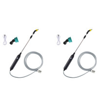 2X Electric Garden Sprayer, Portable Battery Powered Watering Wand, Rechargeable Plant Spray with Telescopic Wand
