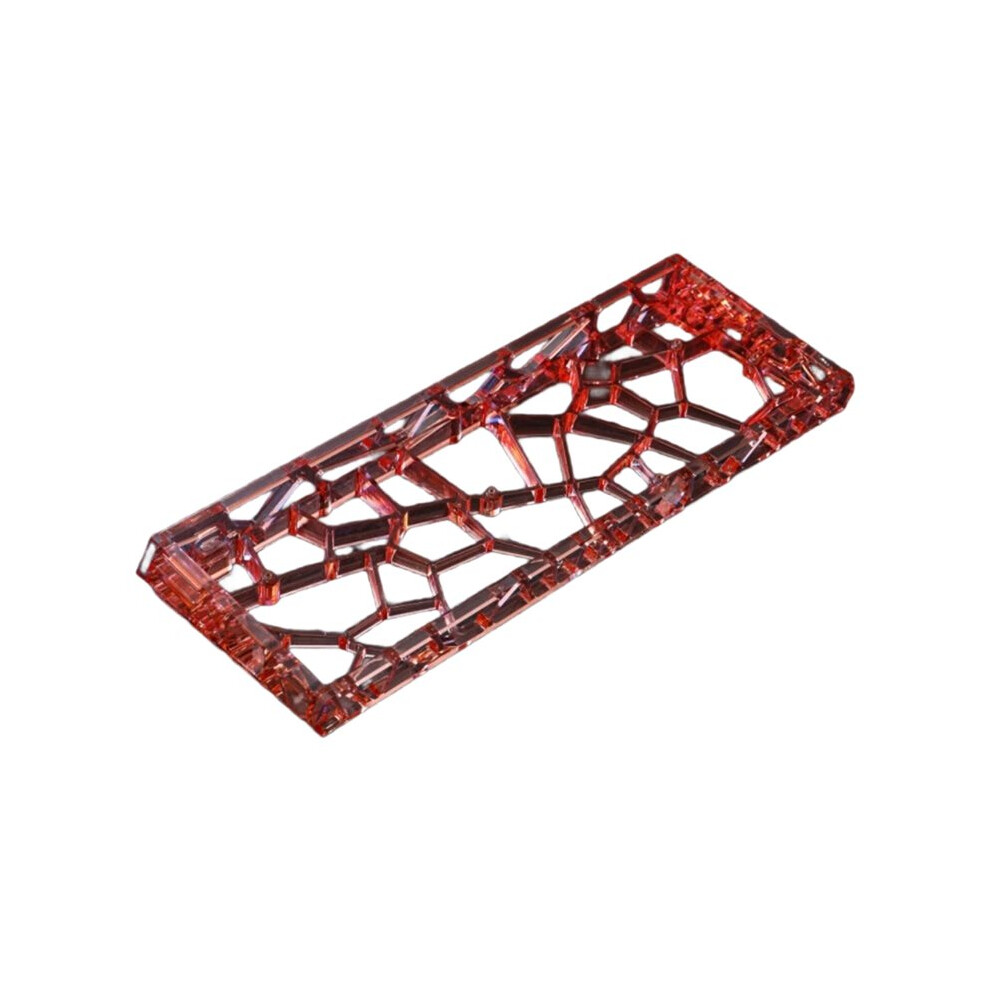 Holy60 Mad 60He Gh60 Hole Hollow Keyboard Shell For Mad60/Aula Win60 Wooting60 Mechanical Keyboard Shell B Orange 4714047145247