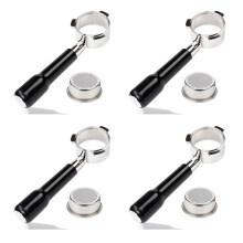 4X Portafiltro Sin Fondo de 54 mm para Barista Express BES870XL BES870BSXL BES878BSS BES880BSS BES840XL Y Más B