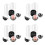 200 Pack Clear Plastic  Cupcake Container, Individual Packaging Treat Boxes with Dome Lids for  Muffin Macaron 1
