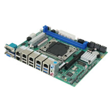 BKHD C612 10 Bay NAS ITX E5-2600 V3/V4 Haswell-EP Broadwell-EP C612 6Lan Motherboard for Soft Router E5 X99 Server