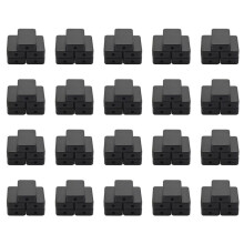 100Pcs Impermeable Plastique Electrique Boitier Boite de Derivation 55X35X15mm