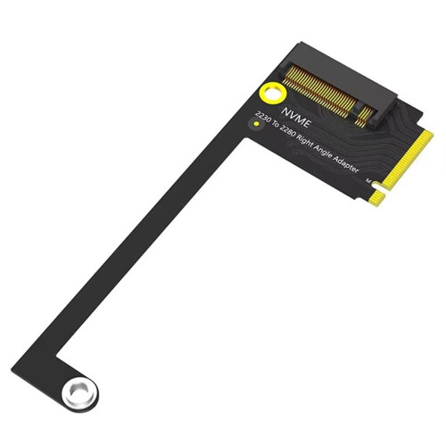 For  Ally Handheld Transfer Board PCIE4.0 90 Degrees M.2 Transfer SSD Memory Card Adapter Riser Board Accessories