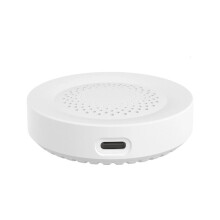 Tuya WiFi Siren Alarm with Temperature and Humidity Sensor Monitor for Home Security 100db Speaker