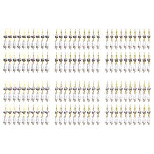 120PCS DIY Transparent Teardrop Chandelier Pendant Parts Beads, Chandelier Hanging Decoration
