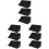 9Pièces Plaques Mousse Acoustique Noire Angle Pour Isolation Sonore 2