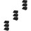 9Pièces Plaques Mousse Acoustique Noire Angle Pour Isolation Sonore 5