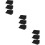 9Pièces Plaques Mousse Acoustique Noire Angle Pour Isolation Sonore 9