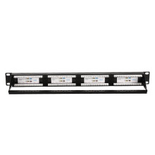 Premium Series CAT6 24 Patch Panel,Unshielded Network Patch Panel,Category 6,Passes Test,Gigabit 24