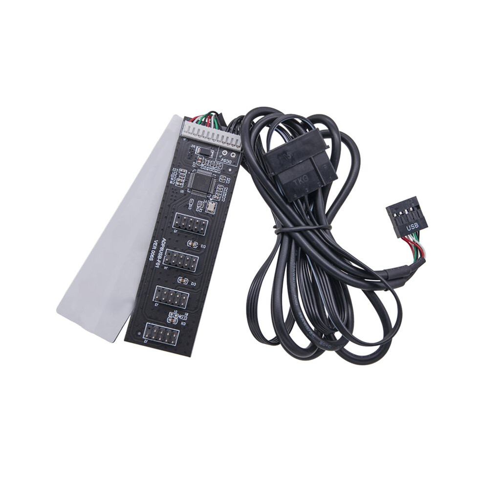 Usb2.0 9Pin Header Usb 1 To 4 Male Motherboard Usb 2.0 Adapter 9Pin Internal Usb Hub Port Multiplier 9 Pin Connector 4713733244950