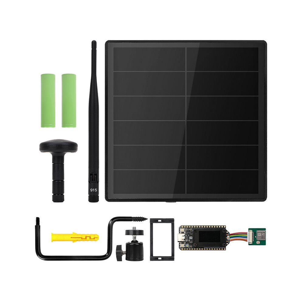 Photos - Battery D5L H3 Meshtasic Solar Powered Heltec LoRa 32 V4 ESP32 with GPS Antenna LoRa WiFi Low Power Solar Mesh 915MHz