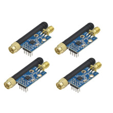 4Pcs CC1101 Wireless Module with SMA Antenna Wireless Transceiver Module for 433MHZ Enhance the Signal