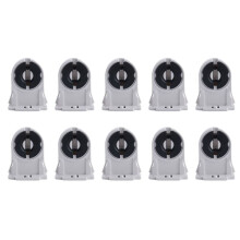 10X Soporte de Lampara Enchufe de Iluminacion Fluorescente T8