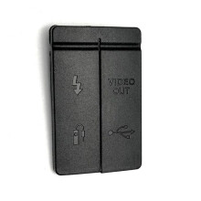 USB Rubber Lid Door -Compatible MIC Port Cover Replacement for   40D Digital Camera