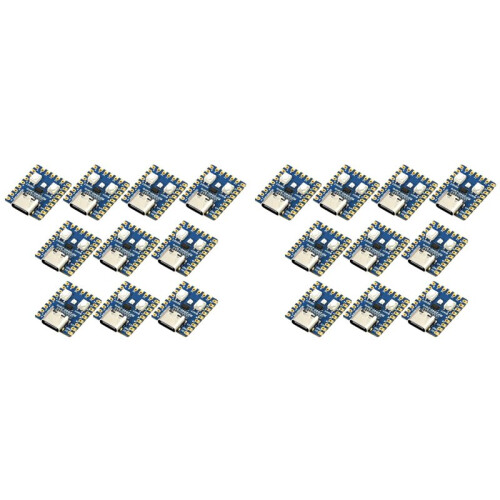 RP2040-Zero Microcontroller Development Board for Raspberry Pi RP2040 Dual-Core Cortex M0+ Processor 2MB Flash 20Pcs