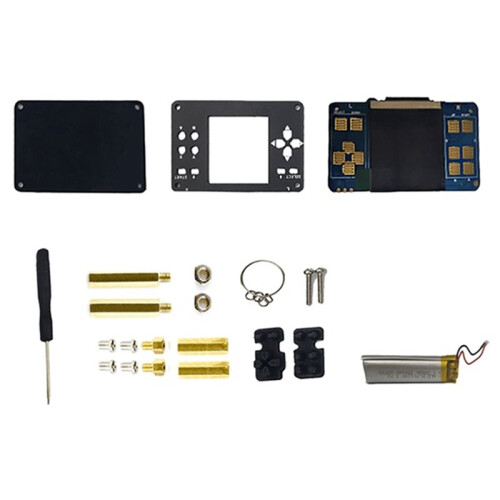 1.54 Inch LCD with Case for Raspberry Pi Zero 2W Gaming Hood Pi0 Gaming Kit Speaker Charging for Raspberry Pi Zero 2W