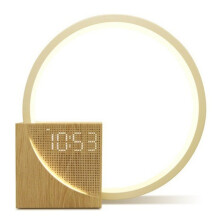 Wake Light Sunrise Clock - White Noise Sound Machine , Dual Alarms Weekdays & Weekends, Touch Control UK Plug