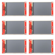 6pcs 2.8 Inch 240X320 SPI TFT LCD Display Module SPI Serial Port 51 Drive ILI9341V LCD Serial Port Module STM32