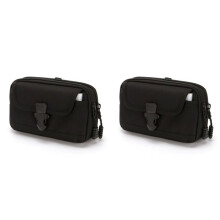 2X Tactische Molle Pouch Belt Heuptas, Outdoor Mobiele Telefoonhoesje voor Kamperen, Hiken - Accessoire Houder A