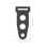 10Pcs Black Tent Webbing Fixing Buckles Plastic Canopy Adjusters 2