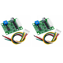 2X Placa de Driver de Motor Sem Escova 6-20 V 60 W 12 V Controlador de Velocidade BLDC Regulador Trifásico Módulo de Interruptor Sem Hall com Cabo