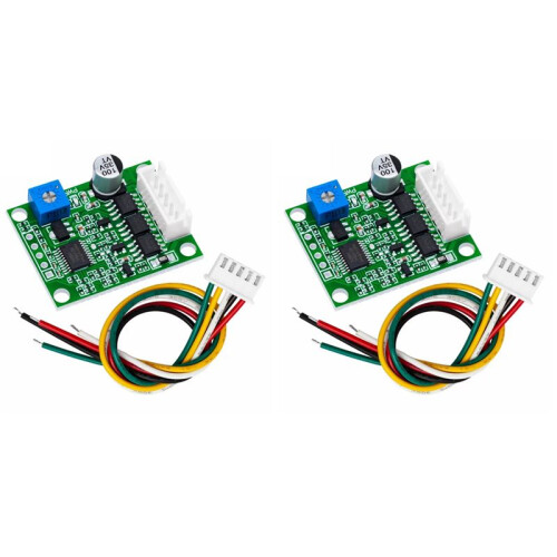 2X  6-20V 60W 12V Brushless Motor Driver Board BLDC Speed Controller 3-Phase Governor Hallless  Module 1