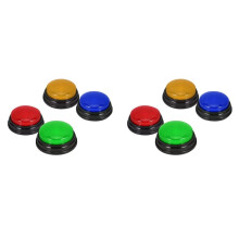 8 Pack Buzzers for Trivia Games, Answer Buzzers for Classroom, Game Buzzers with Lights and Sound Great for Games
