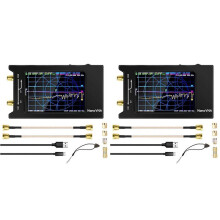 2X for -H4 Vector Network Analyzer 4Inch Display 10KHz-1.5GHz MF  VHF UHF Antenna Analyzer
