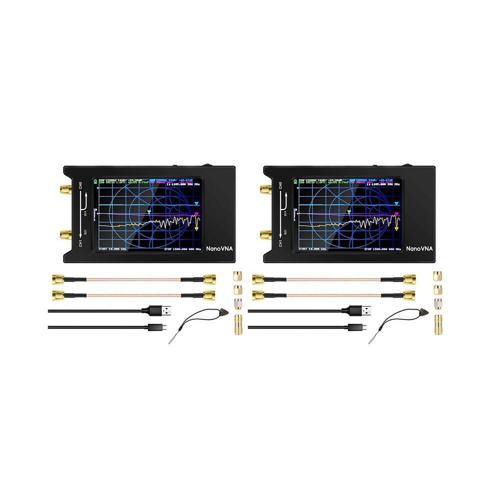 2X For -H4 Vector Network Analyzer 4Inch Display 10Khz-1.5Ghz Mf Vhf Uhf Antenna Analyzer 6034088870679