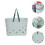 1Pc Green Hollow Plastic Storage Container Shower Caddy for Bathroom 3