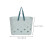 1Pc Green Hollow Plastic Storage Container Shower Caddy for Bathroom 8