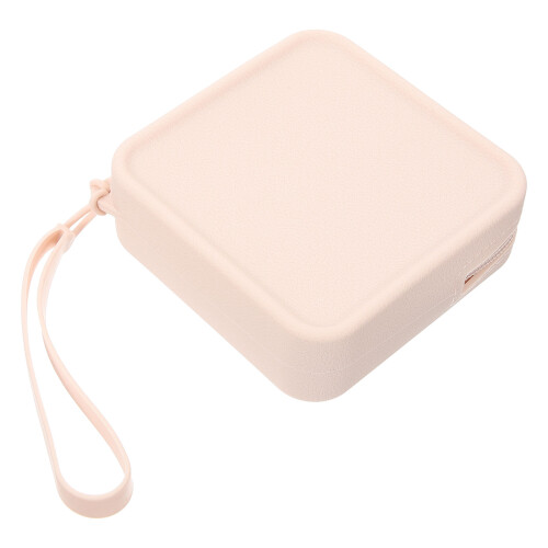 4Pièces Sac Période Silicône Bleu Pochette Zippée Tampons Et Cup 2