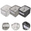 3Pcs Foldable Cloth Storage Basket Assorted Colors Multi-Use Organizer 3
