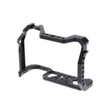 Camera Cage for R5/R5C/R6/R6II Cold Shoe Mount Numerous 1/4" 3/8" Threaded Holes for R5 R6 Accessories