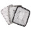 3Pcs Foldable Cloth Storage Basket Assorted Colors Multi-Use Organizer 8