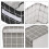3Pcs Foldable Cloth Storage Basket Assorted Colors Multi-Use Organizer 9