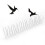 6Pcs Silver Bird Repeller Spikes Stainless Steel Durable for Gardens 4