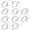 10PCS Disposable Veterinary Infusion Set 12 Size Dustproofâ‹ 1