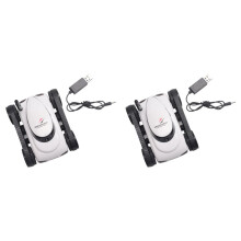 2X FPV WIFI RC Car Real Quality Camera Video Remote Control Robot Tank Intelligent APP Wireless Toy for Kids