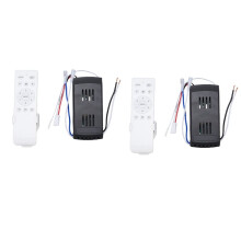 1 Set Ceiling Fan Remote Control Kit with Receiver, 6-Speed Long Distance Timer, Universal Replacement for Ceiling Fans