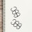 6 Pcs Metal Buckle Office Work Three Hole Binder Clips Ring Hook For 7