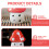 Portable Red 6-Hole Ceramic Ocarina Mini Instrument for Beginners 10