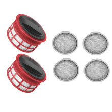 For H6 Replacement HEPA Filter Kit Handheld Cordless Vacuum Cleaner Spare Filter Replacement Parts
