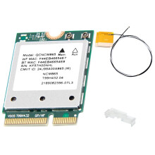 WiFi 7 QCNCM865 M.2 Card  5.3  to 5.8Gbps with Antennas Wireless Network Adapter WiFi 6E WiFi6 for Windows 11