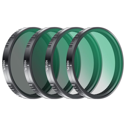 ND/PL Combo Filter Set for  Osmo Action 6 - Snap- ND8/PL to ND64/PL, Secure Anti-Slip, for Video in Changing Light